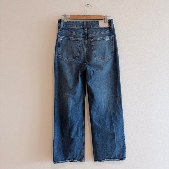 PAIGE Sasha Wide Leg Jean Lovejoy Distressed Size 29 - Picture 8 of 11